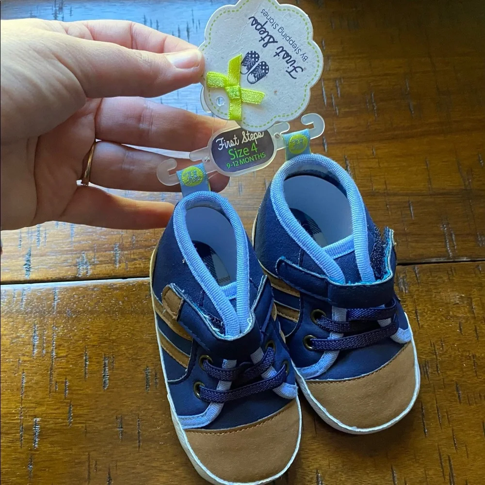 •NWT•First Steps by Stepping Stones Soft Walking Shoes - Picture 7 of 7